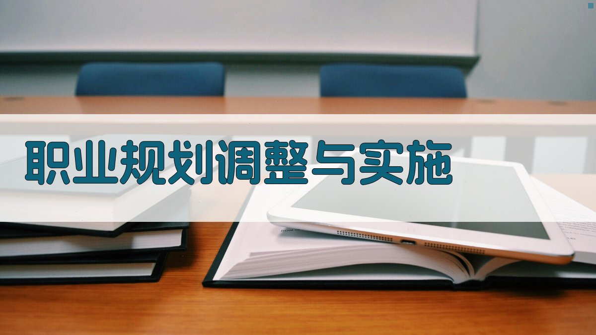 职业规划调整与实施 图2