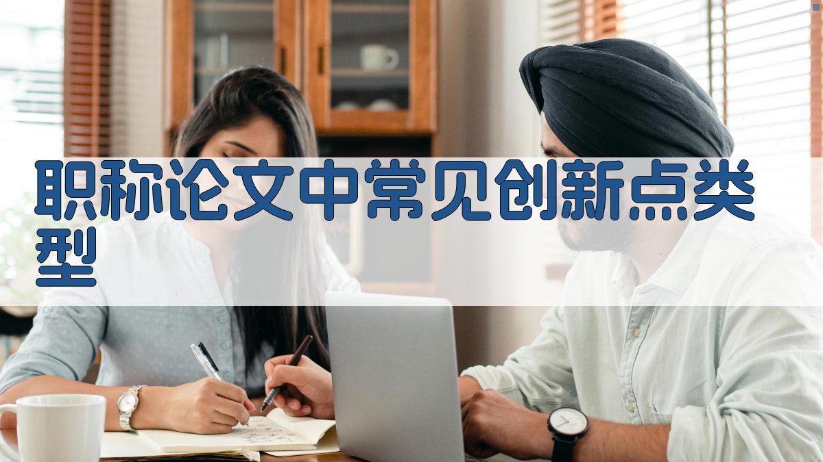 职称论文中常见创新点类型 图1