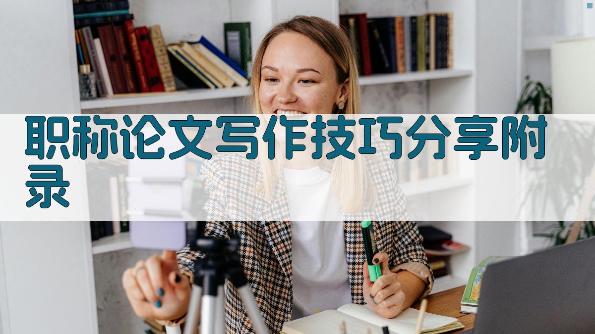 职称论文写作技巧分享 · 附录 图4