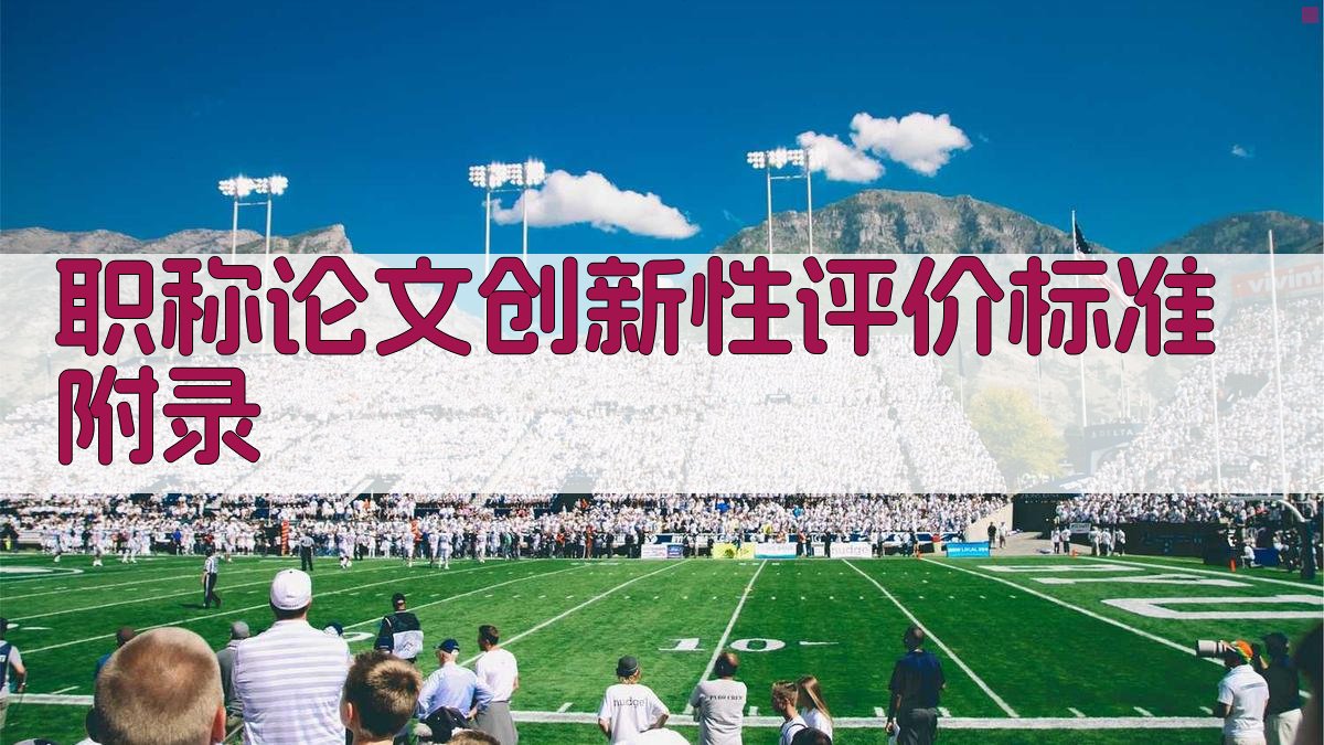 职称论文创新性评价标准 · 附录 图4
