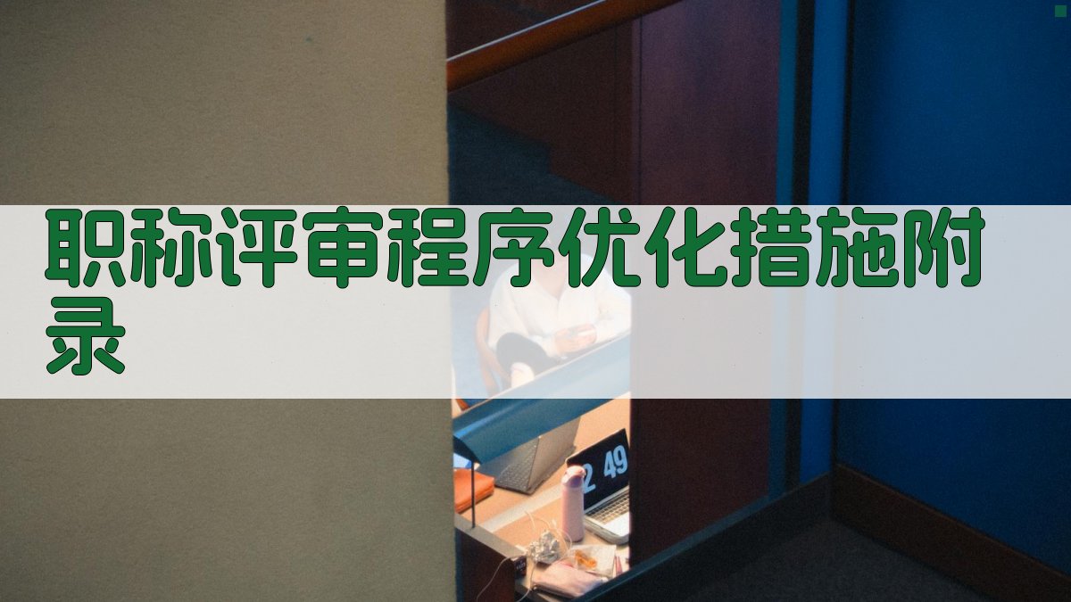 职称评审程序优化措施 · 附录 图4