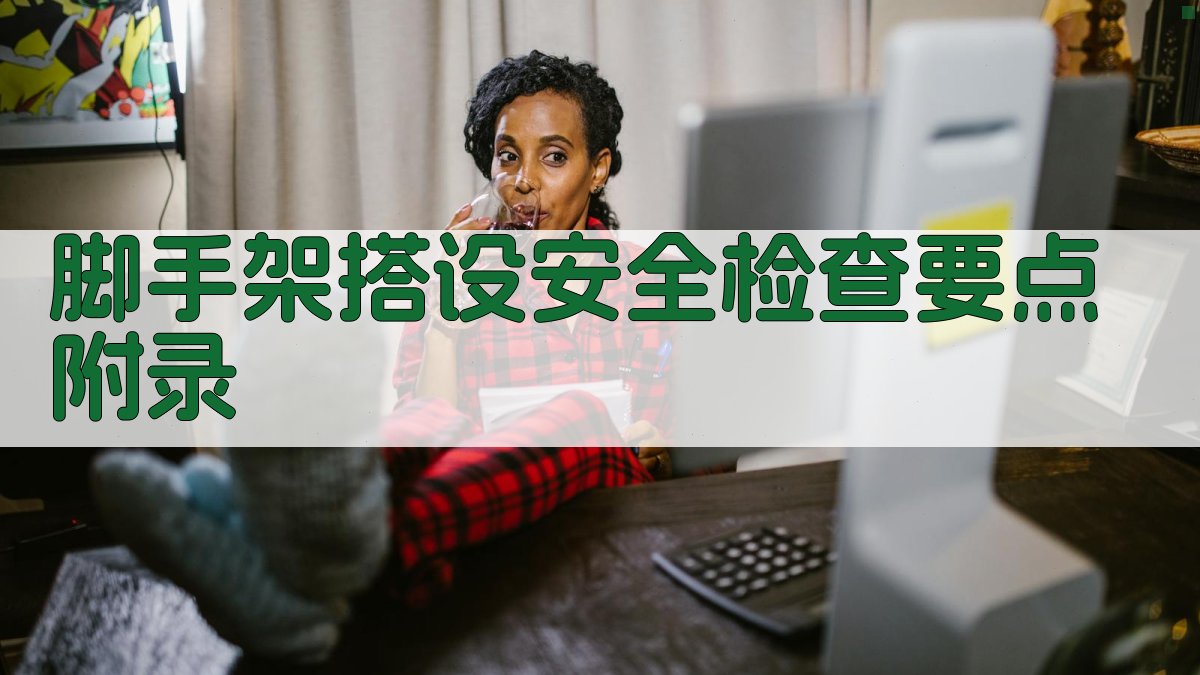 脚手架搭设安全检查要点 · 附录 图5