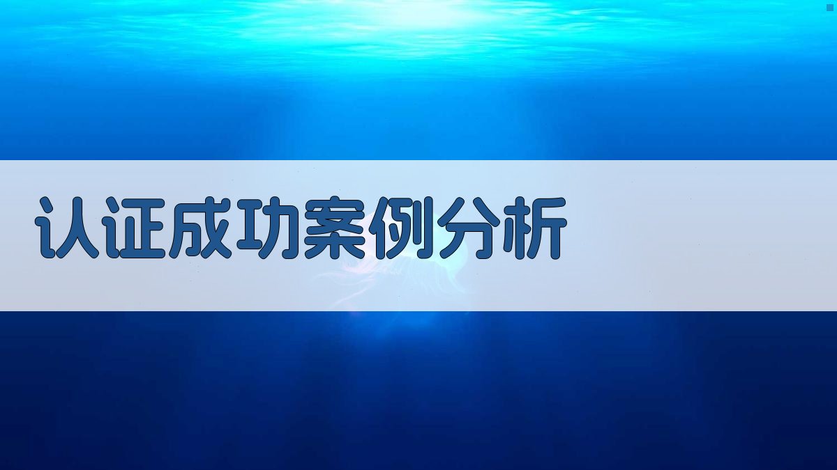 认证成功案例分析 图3