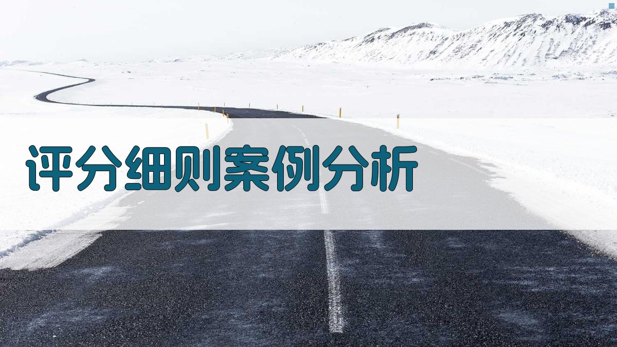 评分细则案例分析 图2