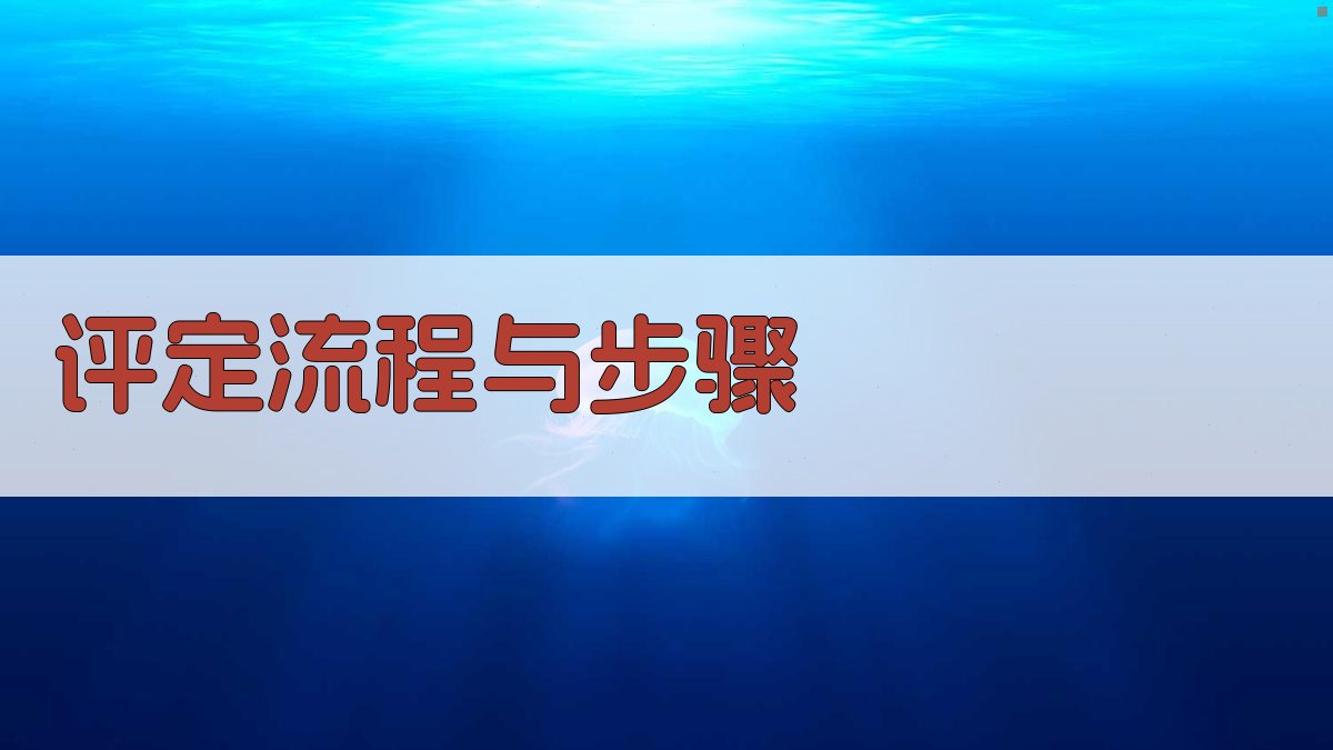 评定流程与步骤 图1