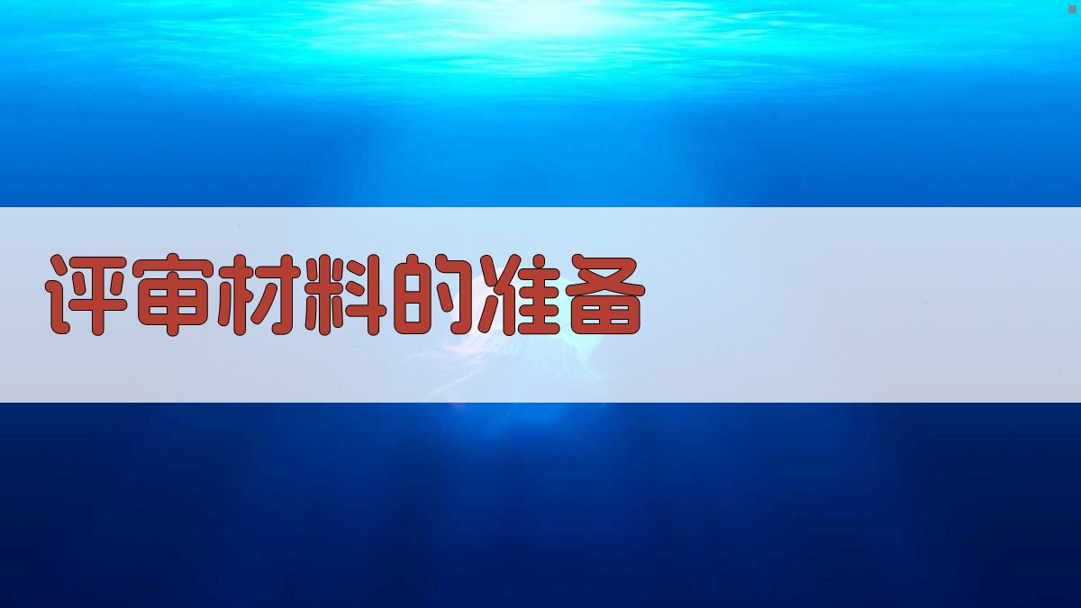 评审材料的准备 图4