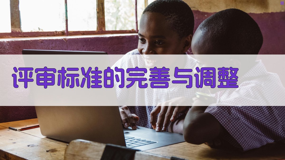 评审标准的完善与调整 图3