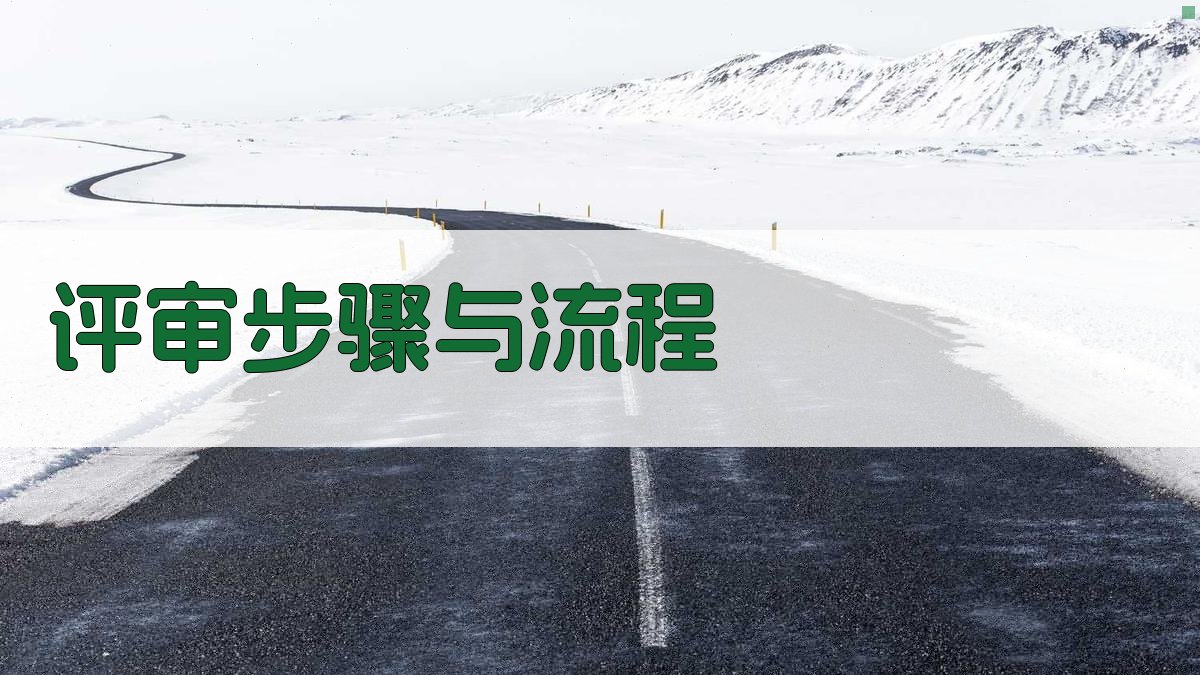 评审步骤与流程 图2