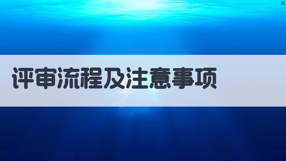 评审流程及注意事项 图3