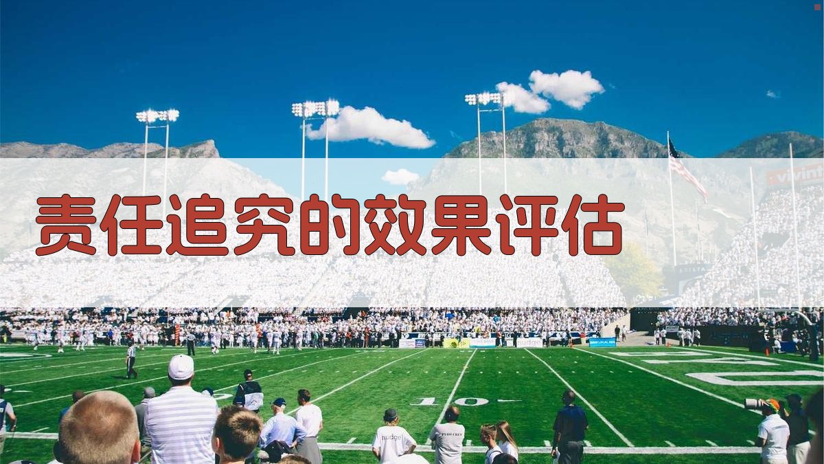 责任追究的效果评估 图1