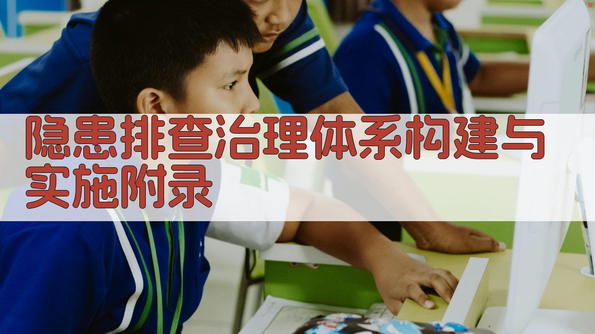 隐患排查治理体系构建与实施 · 附录 图4