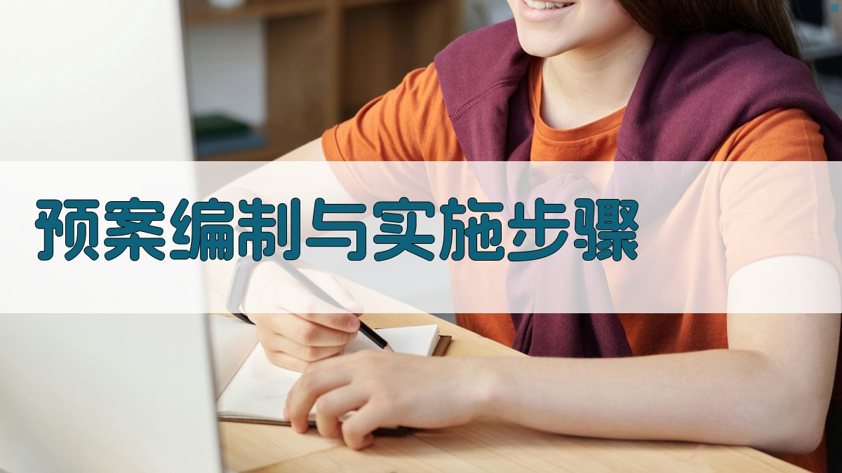 预案编制与实施步骤 图3