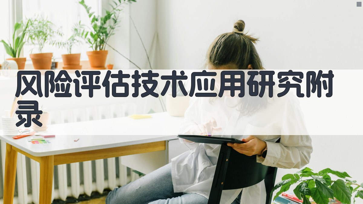 风险评估技术应用研究 · 附录 图3