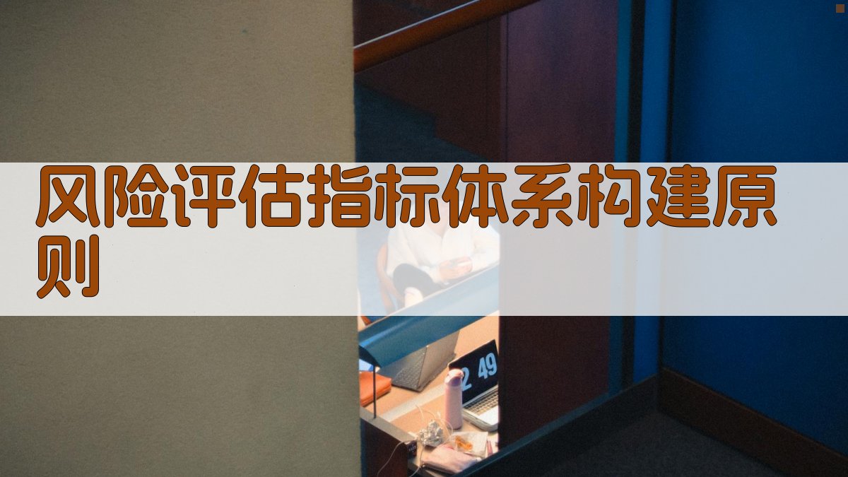 风险评估指标体系构建原则 图1