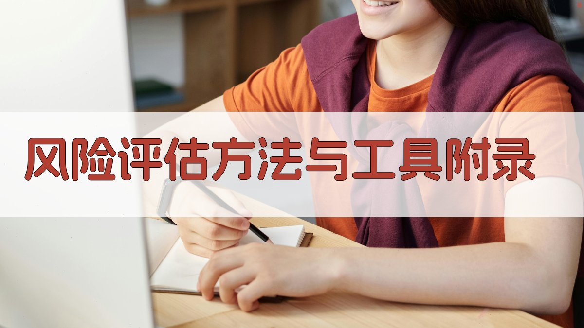 风险评估方法与工具 · 附录 图4