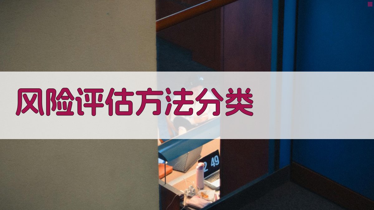 风险评估方法分类 图1