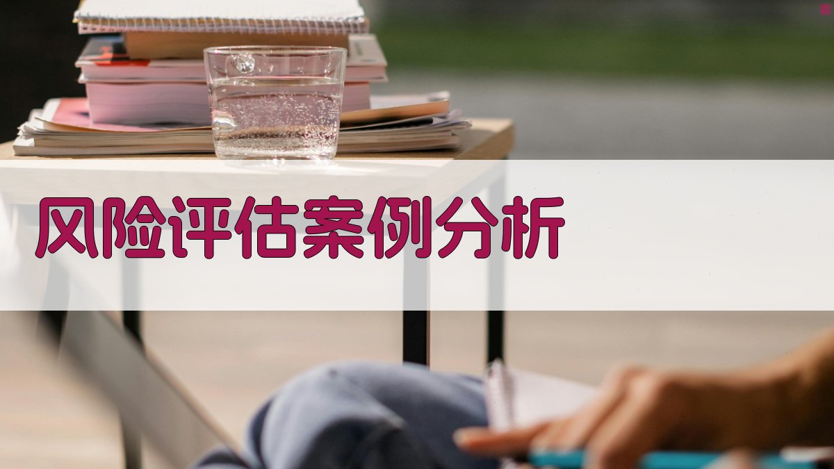 风险评估案例分析 图3