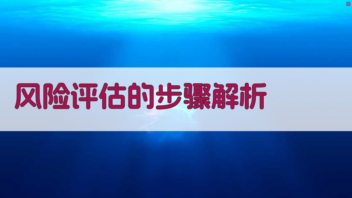 风险评估的步骤解析 图1