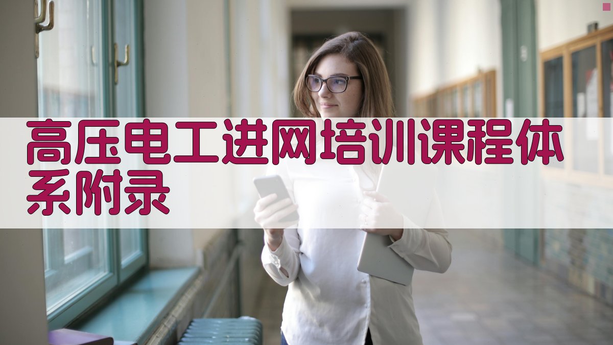 高压电工进网培训课程体系 · 附录 图5