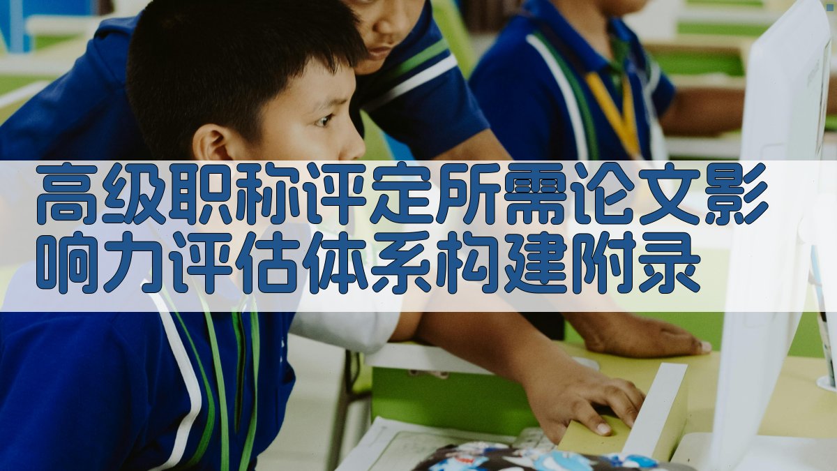 高级职称评定所需论文影响力评估体系构建 · 附录 图4