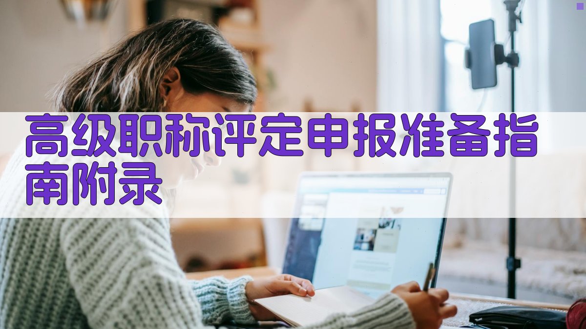 高级职称评定申报准备指南 · 附录 图5